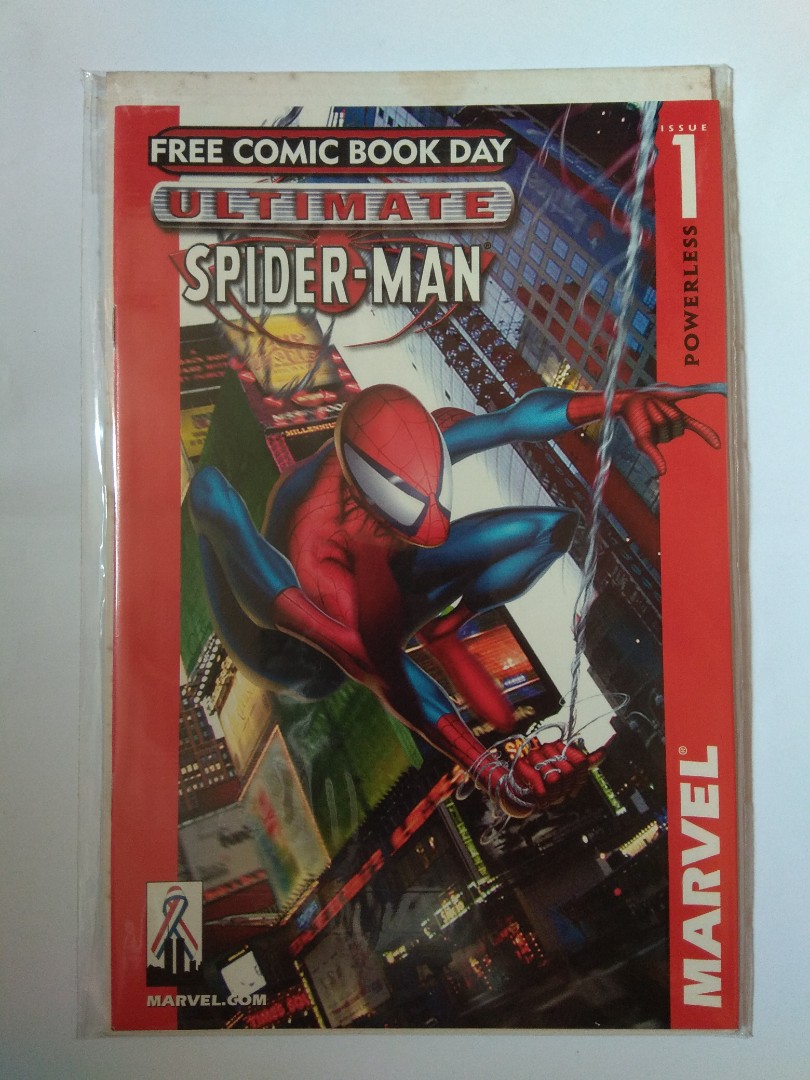 Marvel Ultimate SpiderMan 1st Issue Free Comic Book Day Variant, Hobbies & Toys, Books