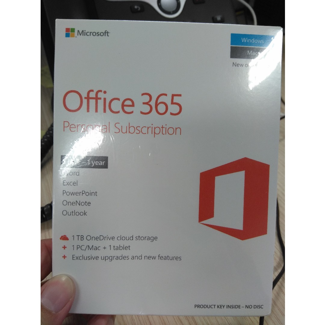Microsoft Office 365 Personal - 1 year subscription, TV & Home ...