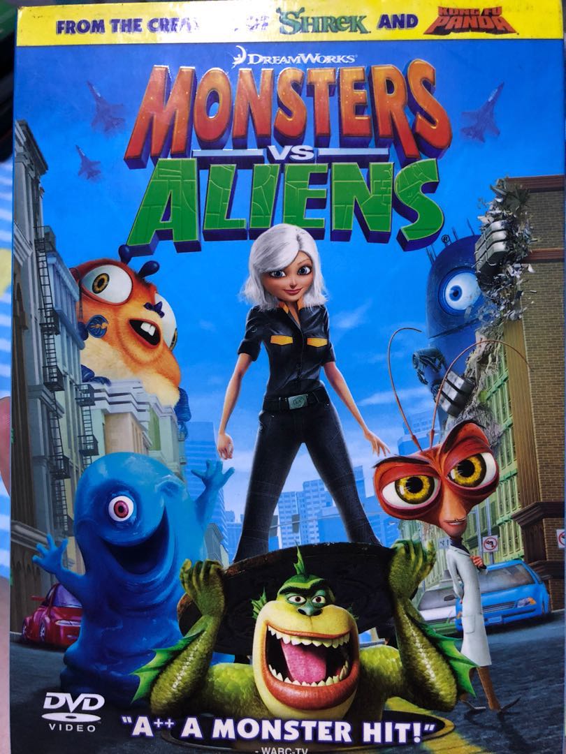 Movie Dvd Monsters Vs Aliens Music Media Cds Dvds Other Media On Carousell
