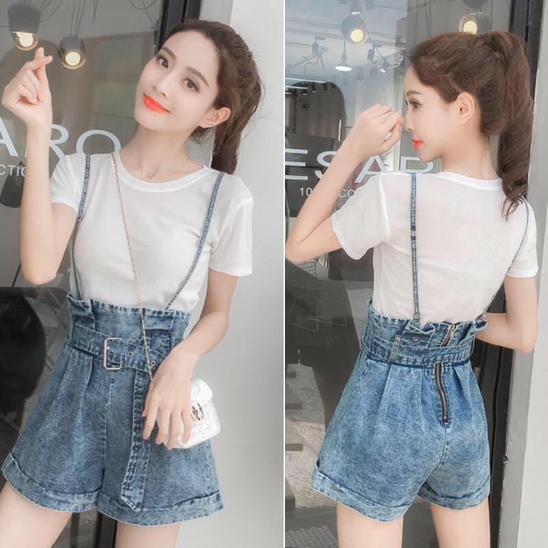 spaghetti strap dungarees