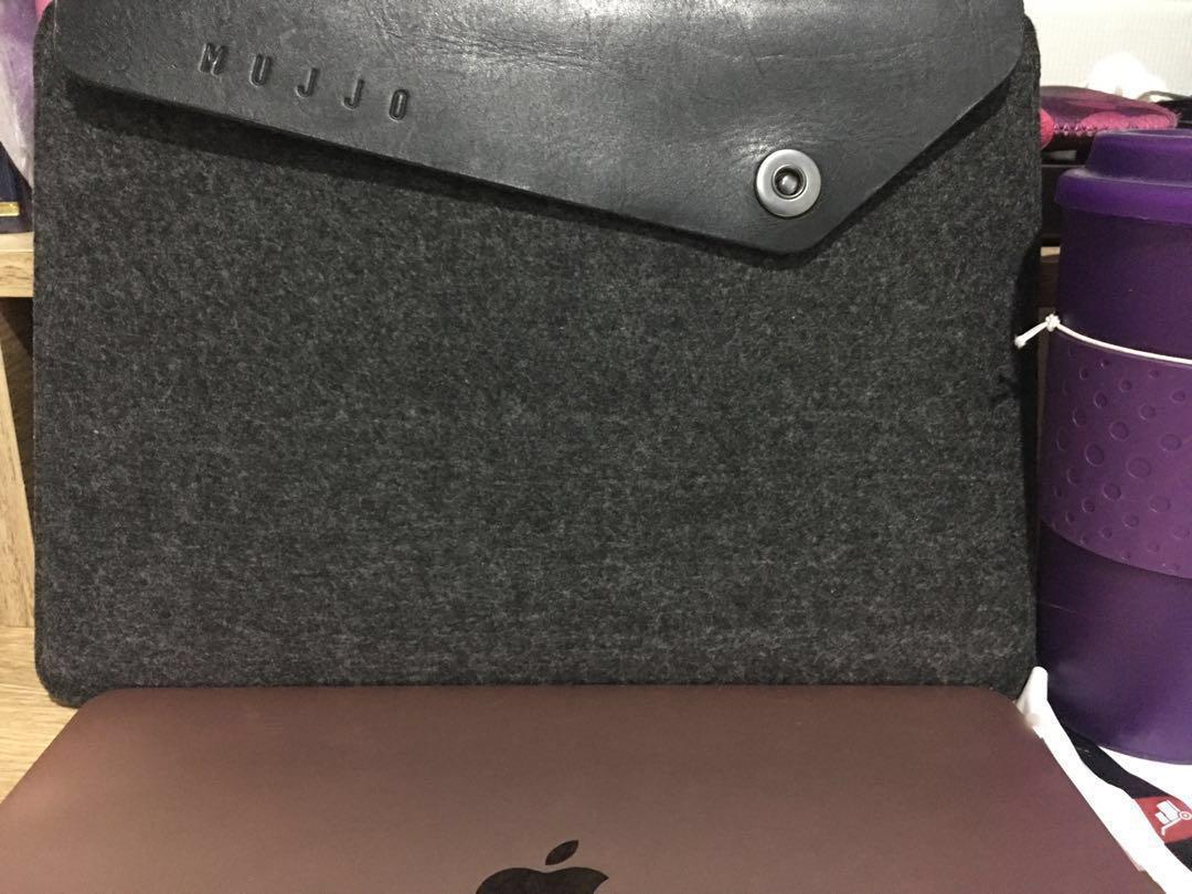 #REPRICED🍁Macbook 12-inch case (Category: Laptops & Notebooks) located in Quezon City. Submitted by legisgirl24 (Listing ID 169721888, Image 2). Description: Mujjo a well-known brand. Gives full protection to your gadget. This is almost new. Original price in Mac Store is much higher. Bought this in US. Selling it a lower and reasonable price. Very nice! 👍 * with card of authenticity. .