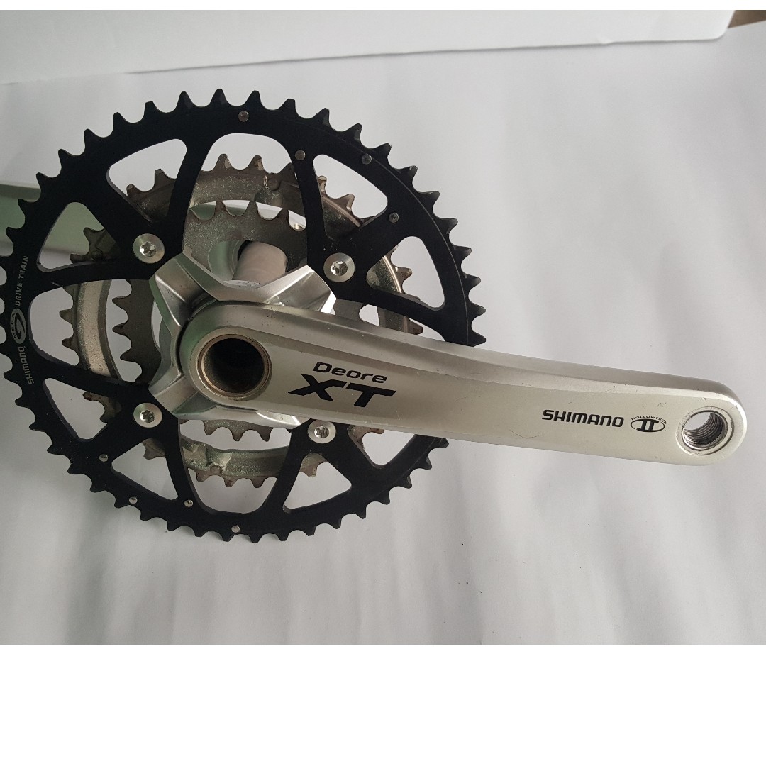 Email schrijven preambule Persoonlijk Shimano Deore XT M9 Crankset, Sports Equipment, Bicycles & Parts, Parts &  Accessories on Carousell