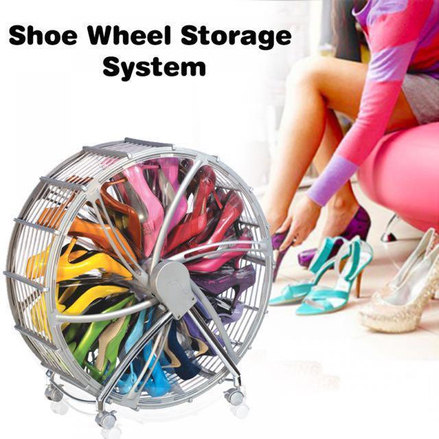 shoe wheel storage