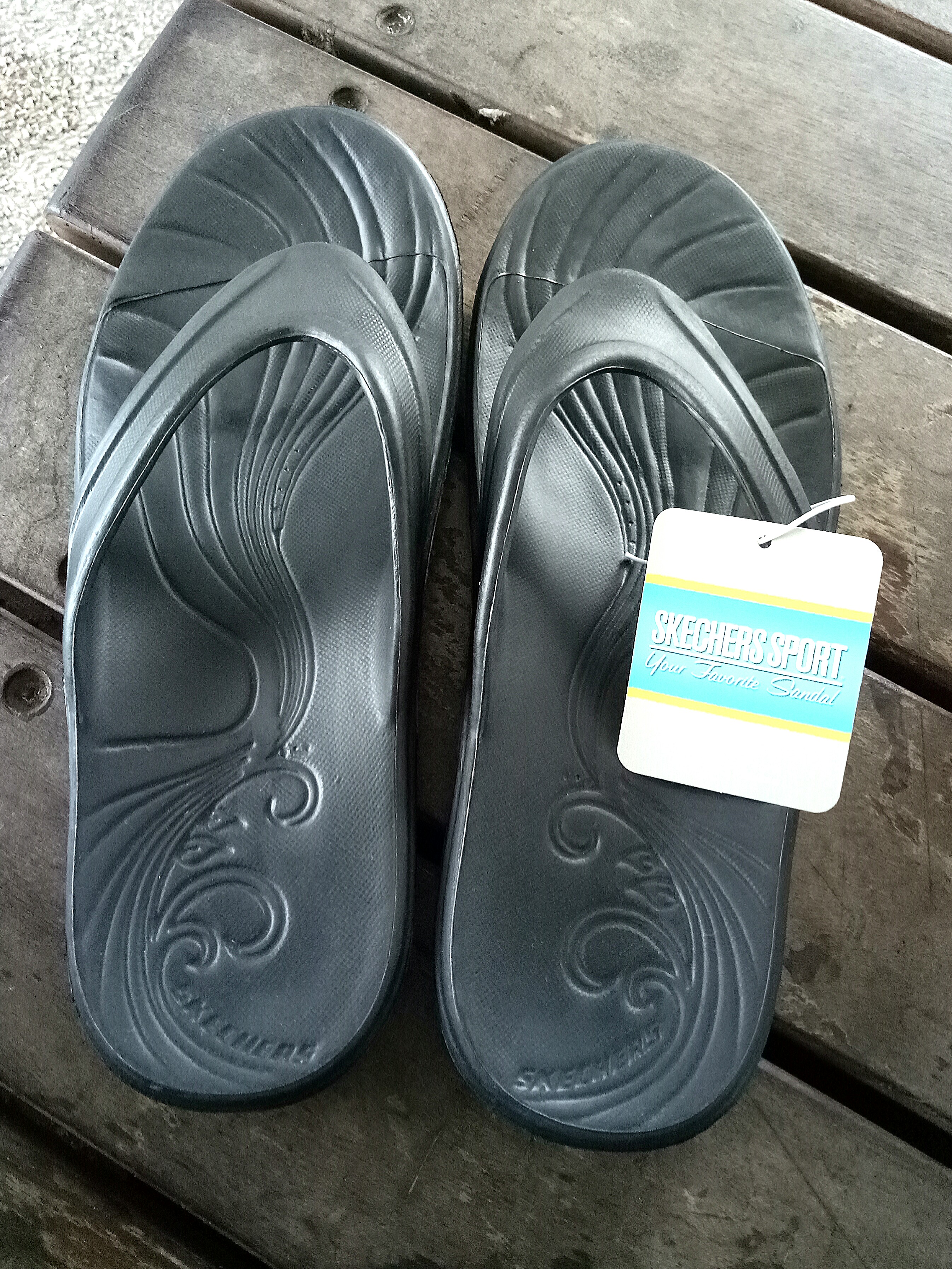 skechers sport flip flops