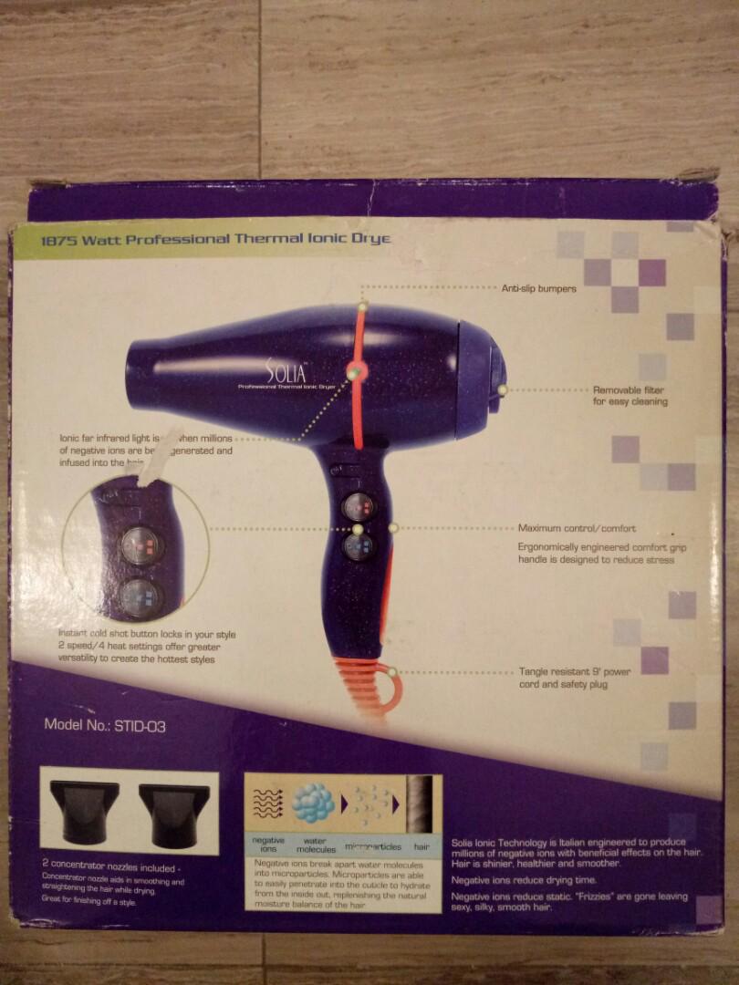 Solia Professional Thermal Ionic Hair
