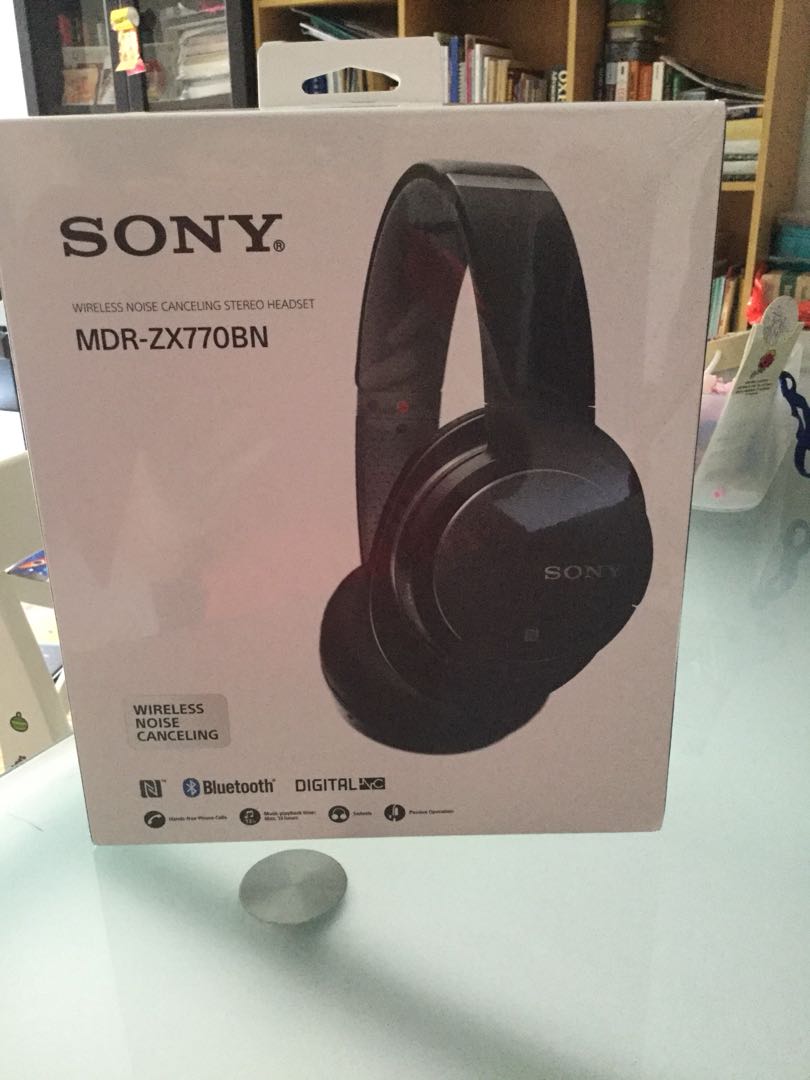 Sony MDR-ZX770BN Wireless Noise-Canceling Headphones, Audio, Headphones \u0026  Headsets on Carousell