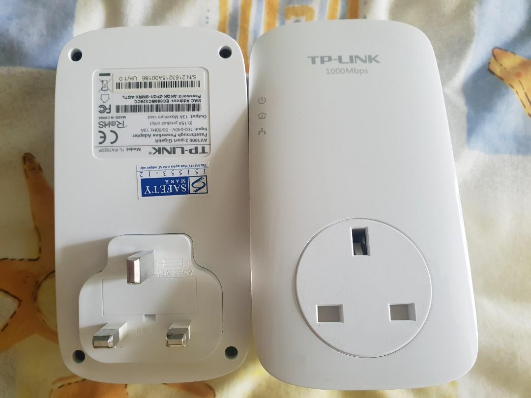 Tplink TPA7020P Power line adapter wifi, Computers & Tech, Parts