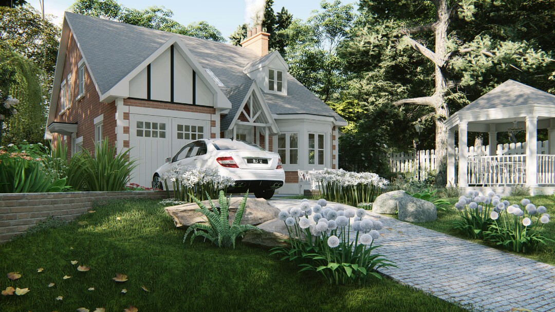 English Bungalow House With Attic Floor Property For On Carou
