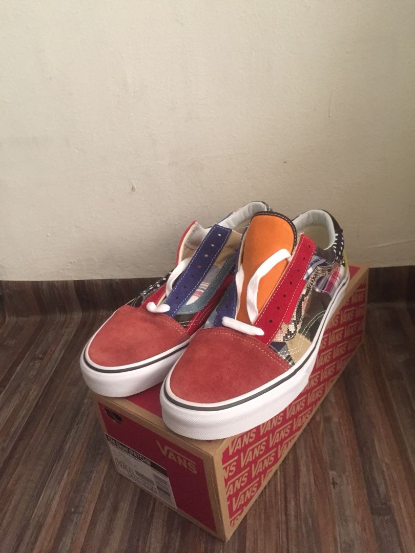 vans old skool patchwork