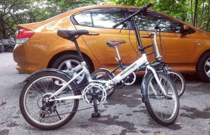 volkswagen folding bike