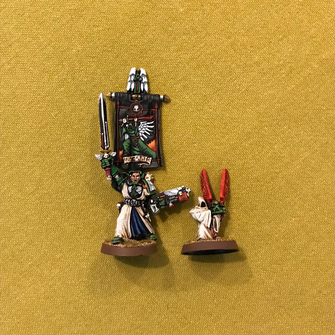 Warhammer 40k Dark Angels Supreme Grand Master Azrael Painted