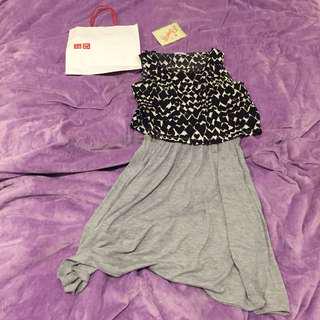 UNIQLO Midi Dress grey