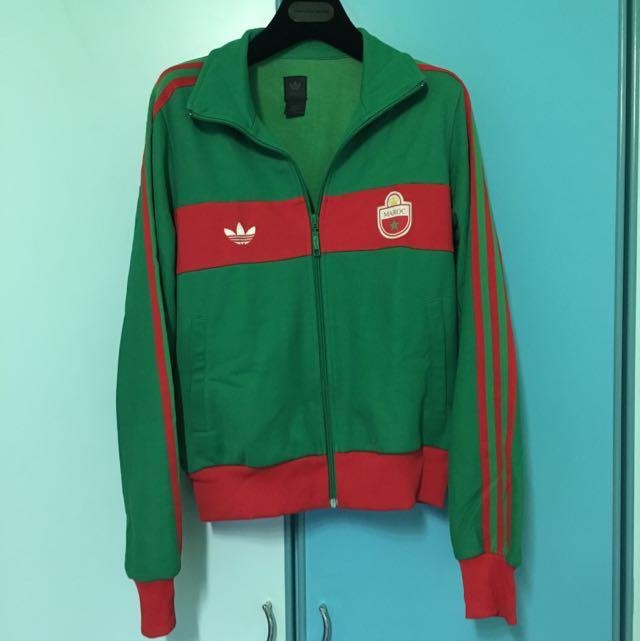 red and green tracksuit