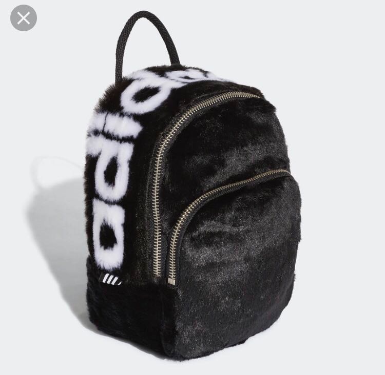 adidas mini fur backpack