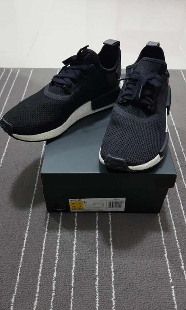 Adidas NMD R1 Wool Heel Core Black