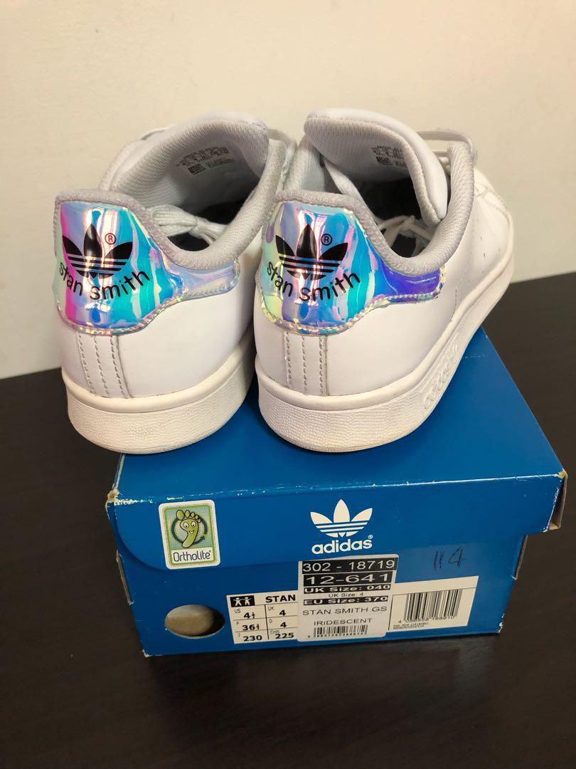 Adidas Stan Smith Hologram, Women's Fashion, Footwear, Sneakers on Carousell