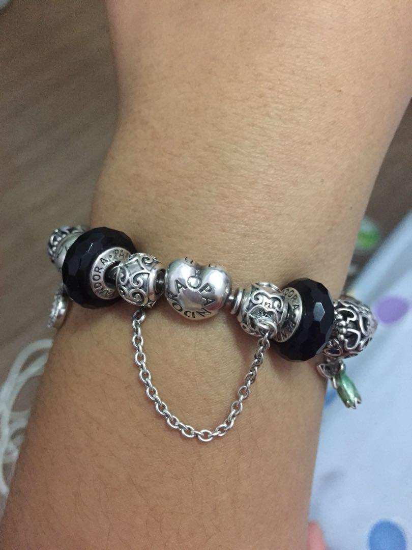 Black murano deals pandora