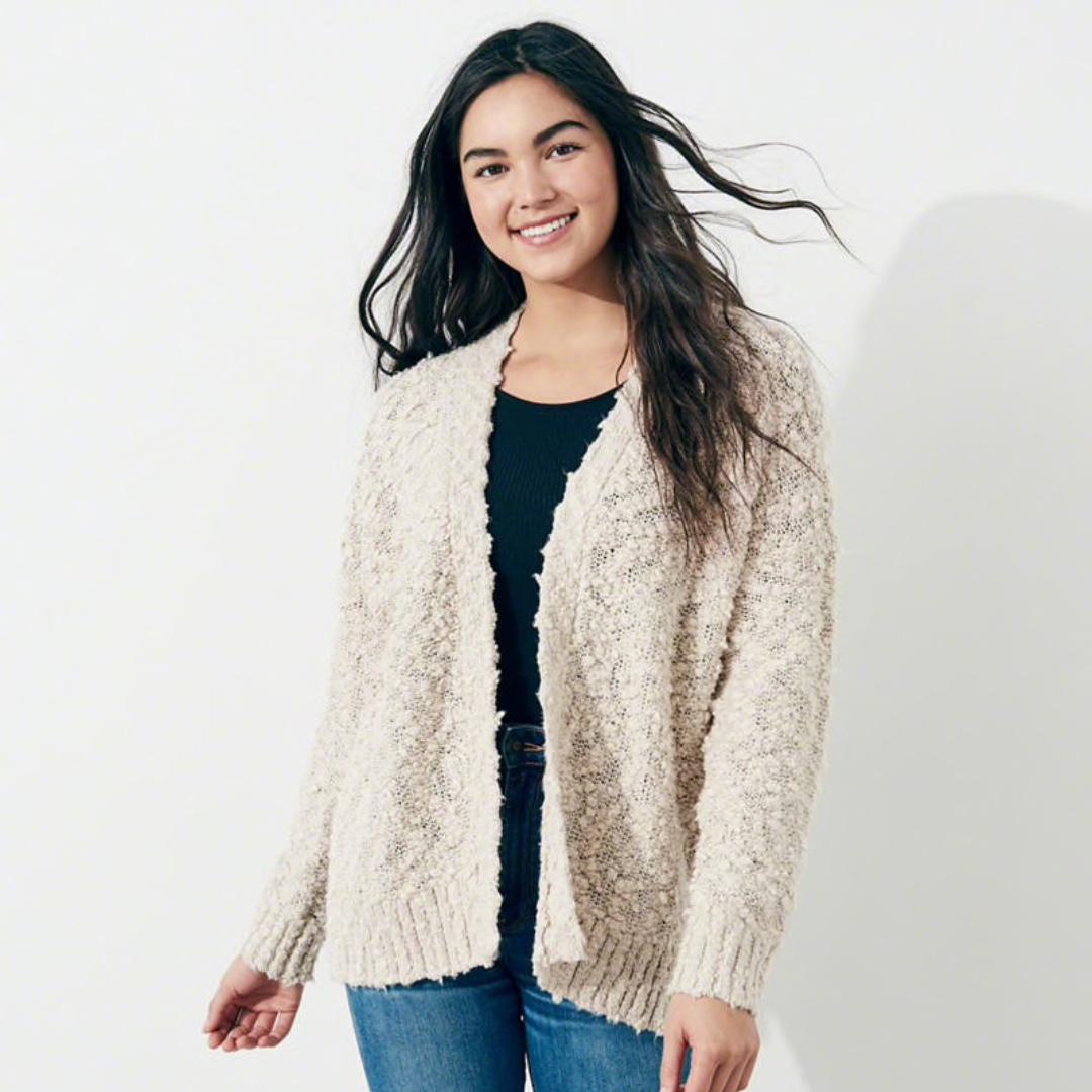 Hollister boyfriend cardigan top