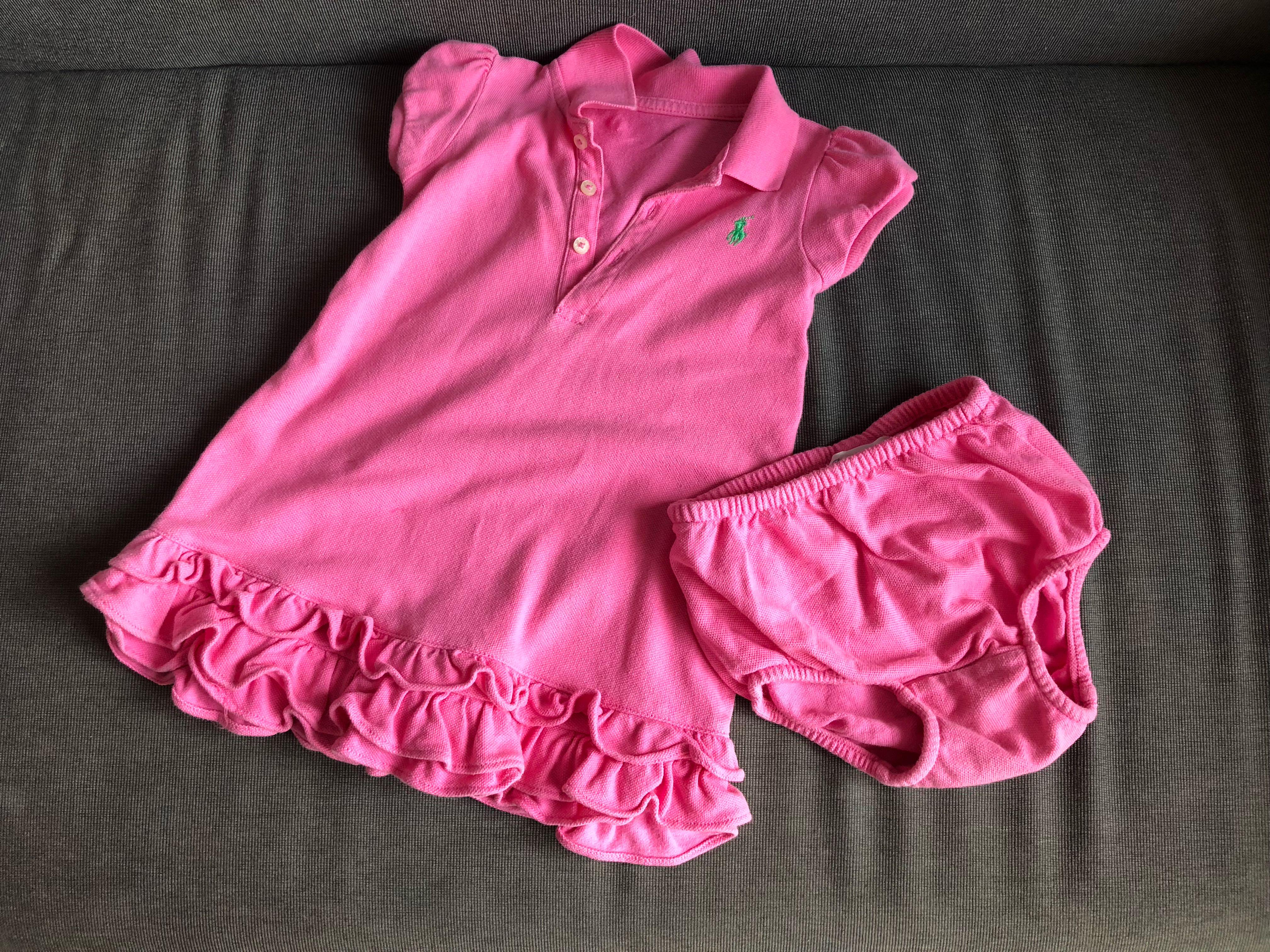 Authentic Polo Pink Dress For 12m Babies Kids Babies Apparel