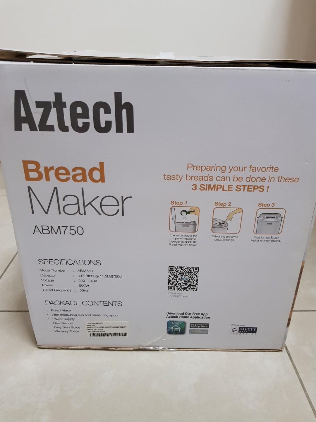 Aztech breadmaker, TV & Home Appliances, Kitchen Appliances, Ovens ...