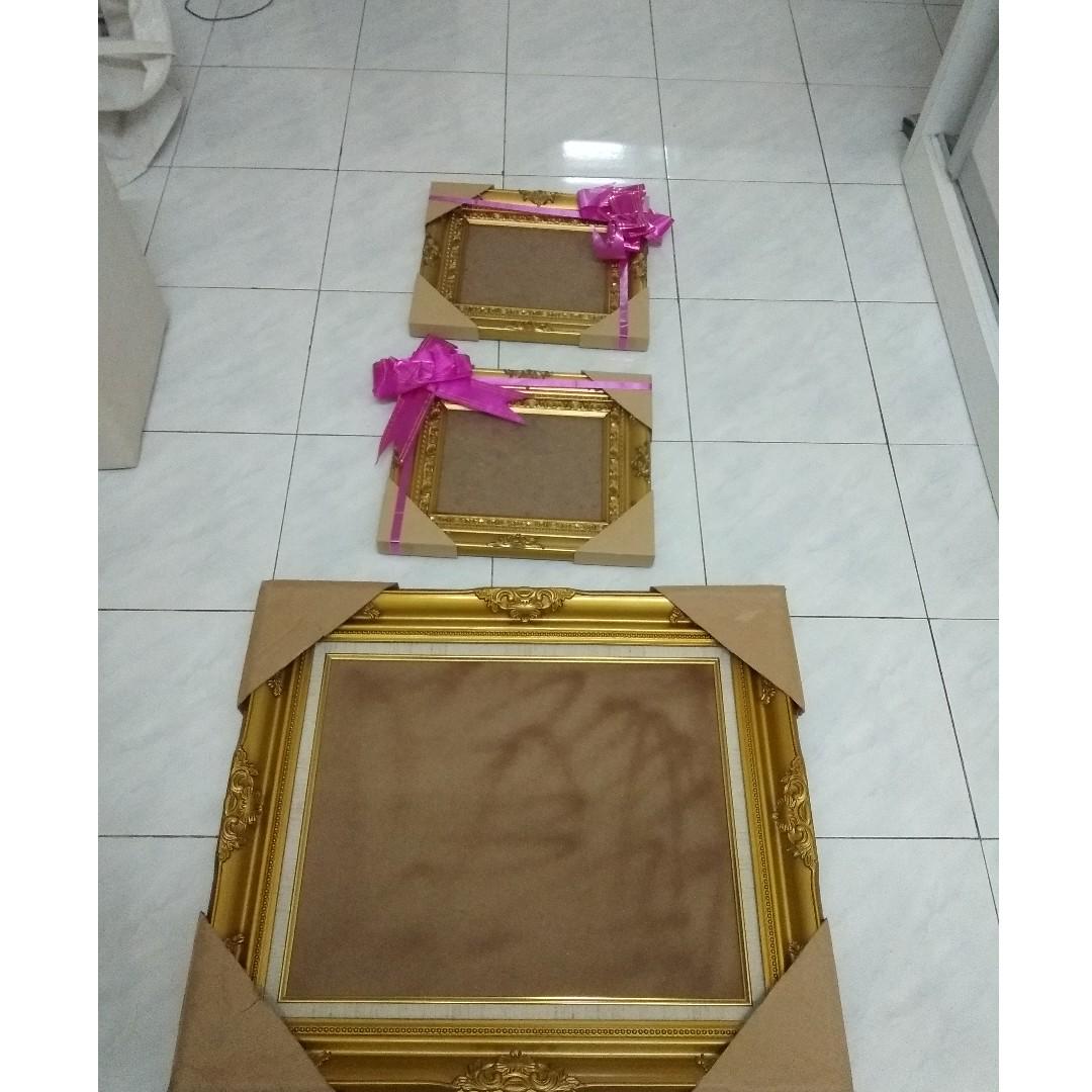 Bingkai Gambar Picture Frame Besar Dan Kecik Home Furniture Home Decor On Carousell