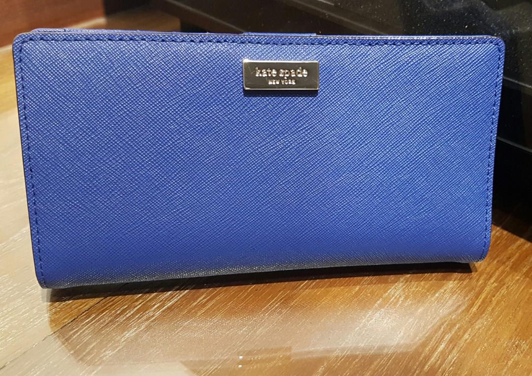 royal blue kate spade wallet