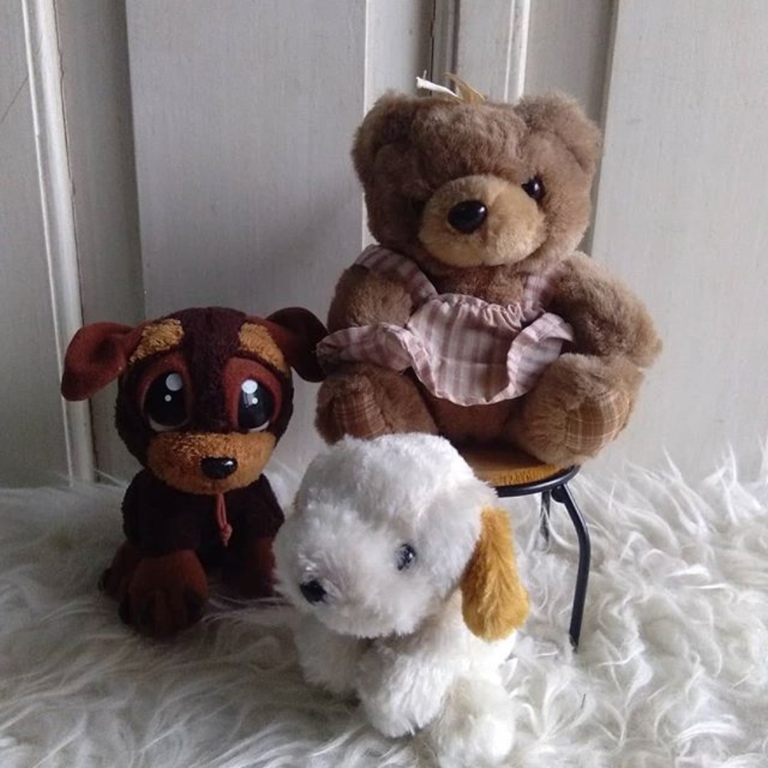 Boneka Imut Anjing Dan Beruang Babies Kids Toys Walkers On