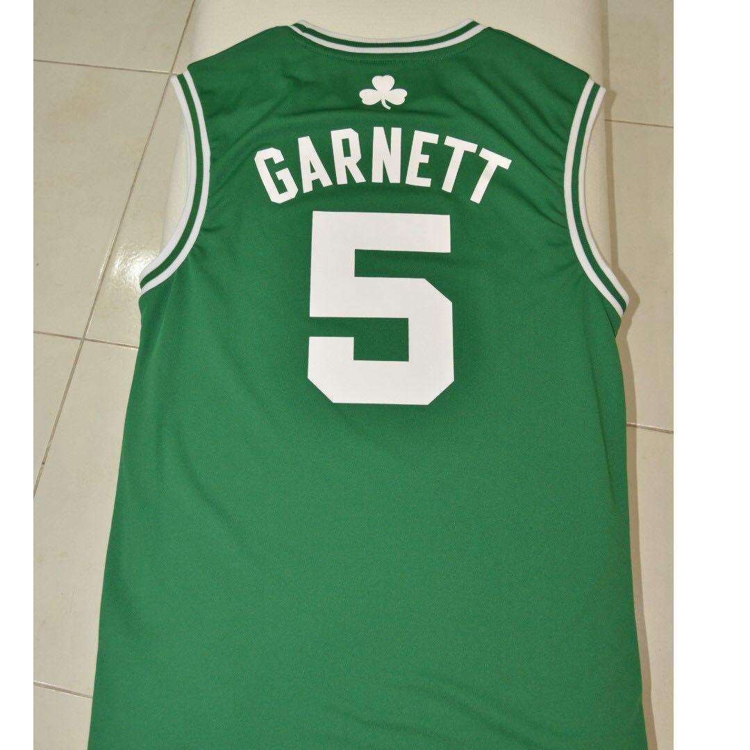 BOSTON CELTICS AUTHENTIC BASKETBALL JERSEY KEVIN Men's Fashion