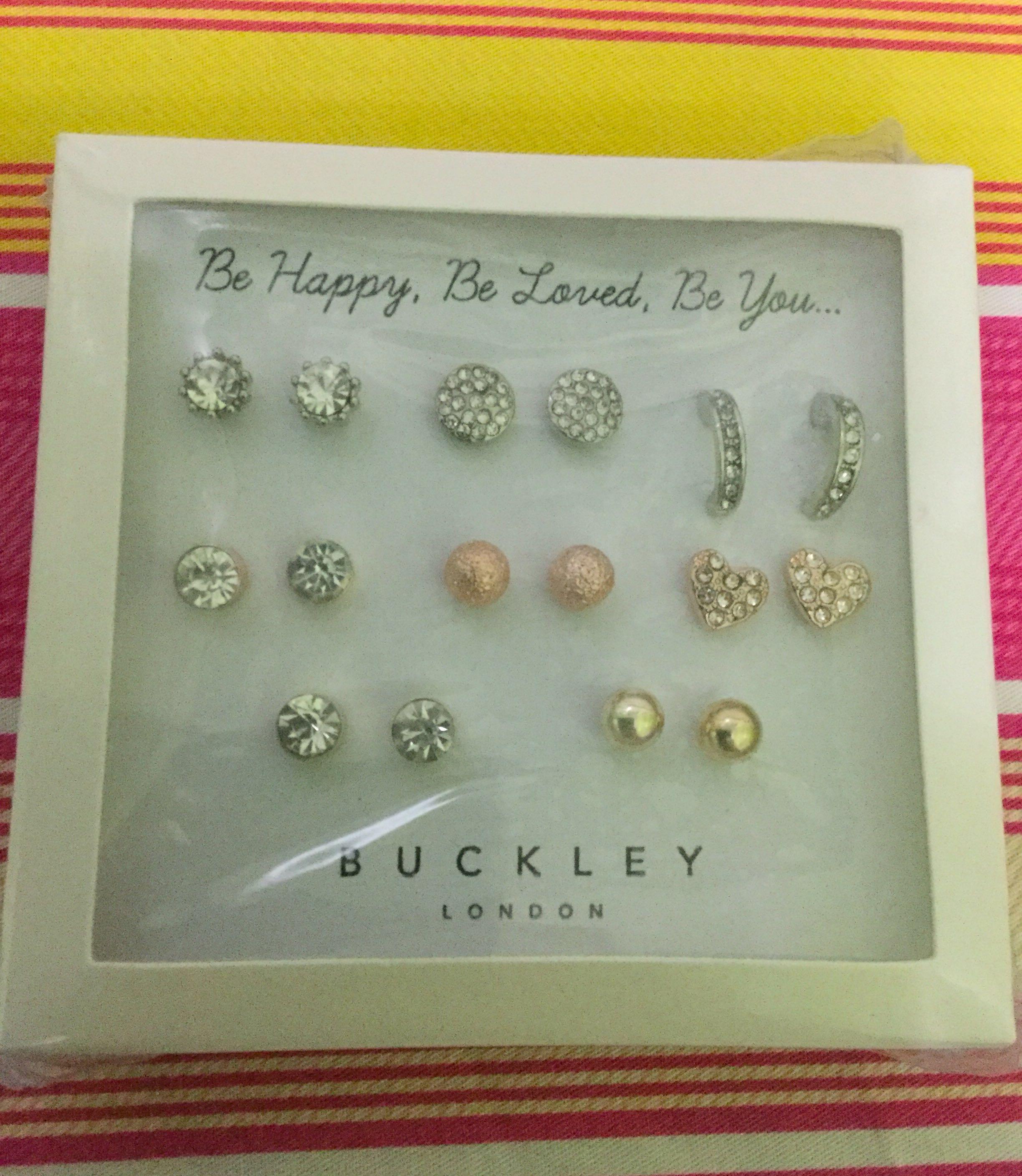Brand new Buckley London sets Womens Fashion Jewelry  Organisers  Earrings on Carousell