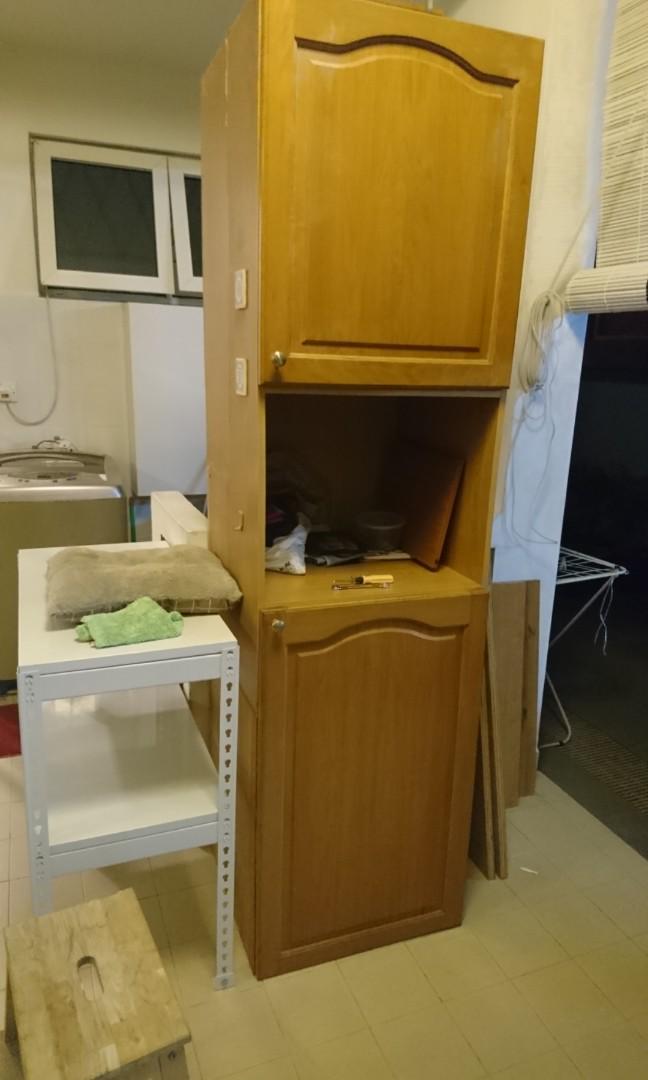 Cabinet Of Solid Wood And Plywood Furniture Shelves Drawers On