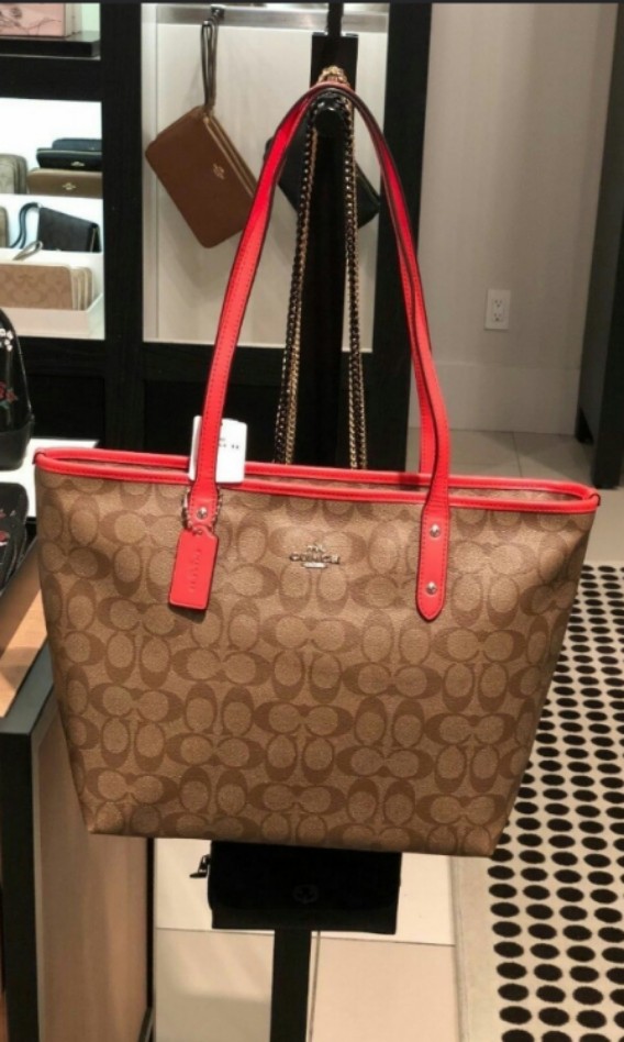 Coach Zip Tote Bag Authentic Luxury Bags Wallets Handbags