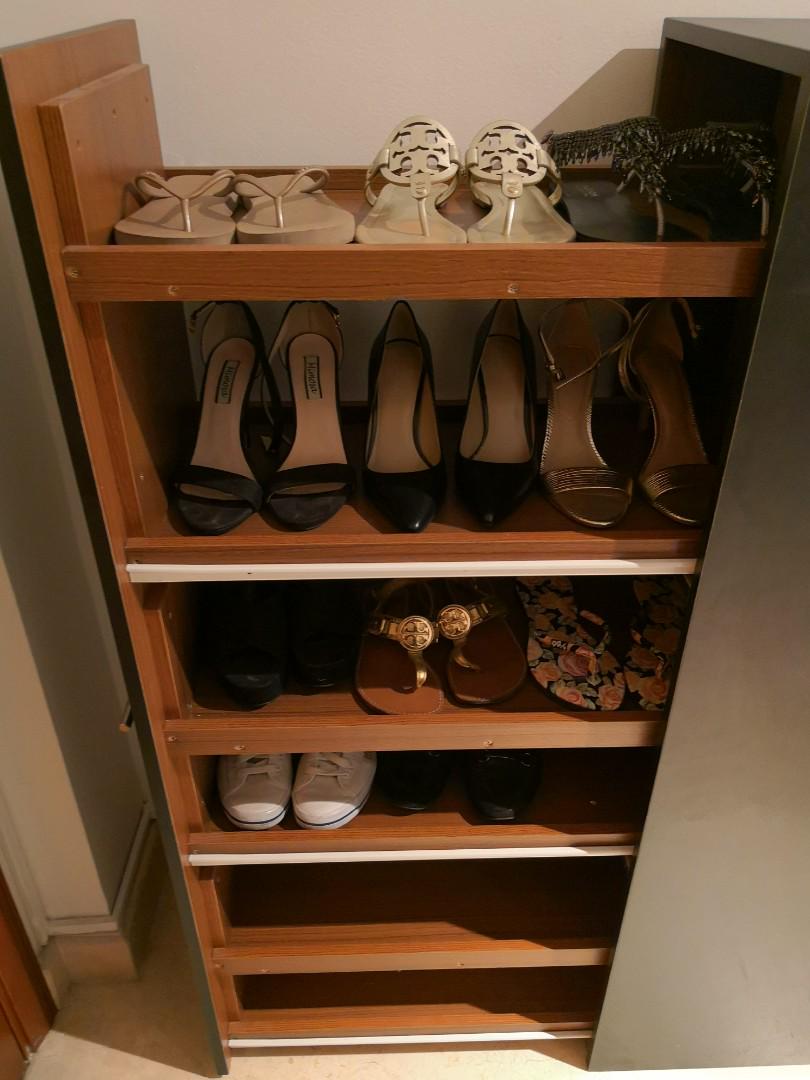 Custom-built Sliding Shoe Cabinet, Furniture & Home Living, Furniture ...