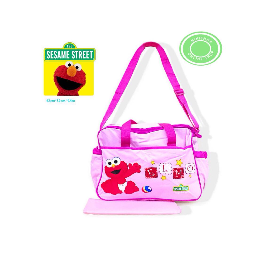 Elmo top diaper bag