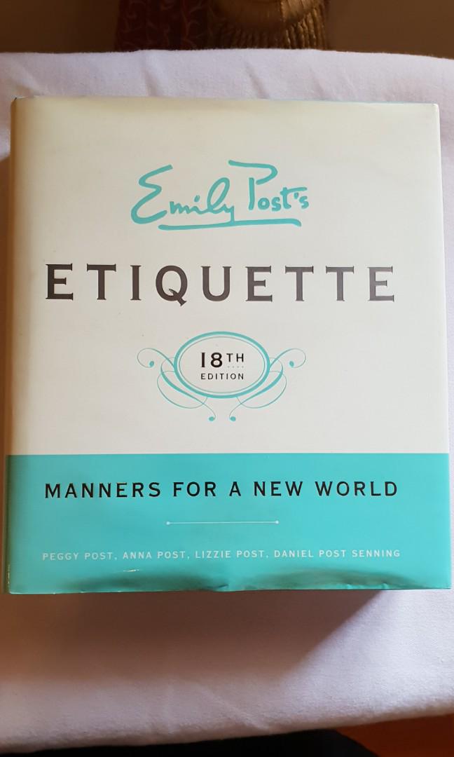 Emily Post S Etiquette 18th Edition Books Stationery Non Fiction On Carousell