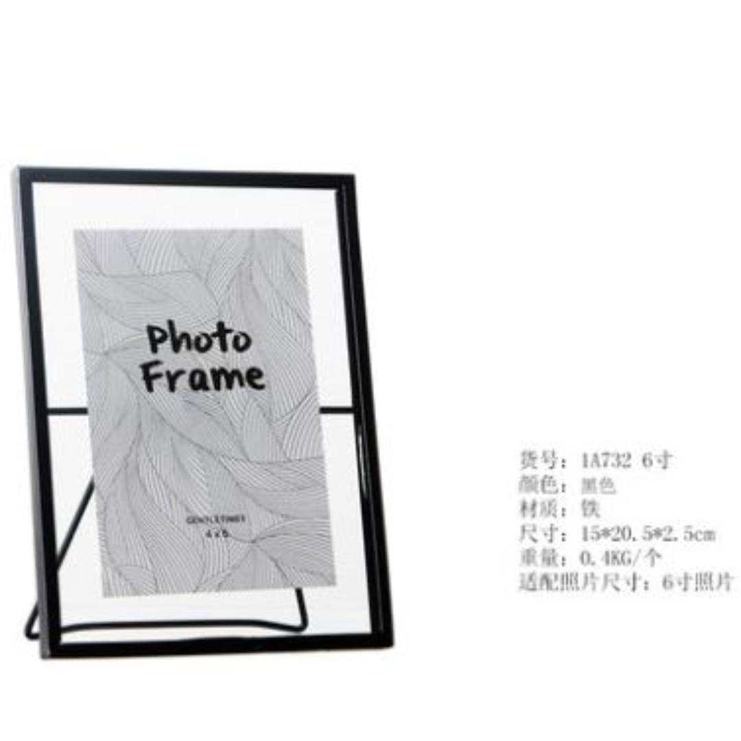 Europe style black metal photo frame, Furniture & Home Living, Home