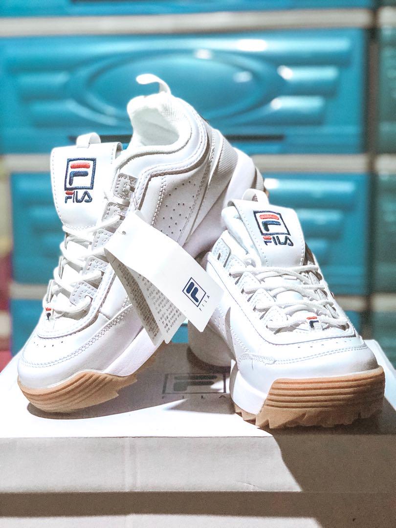 fila disruptor gum sole