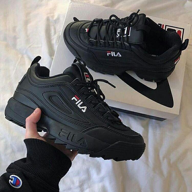 Fila Disruptor II (Black), Women's 