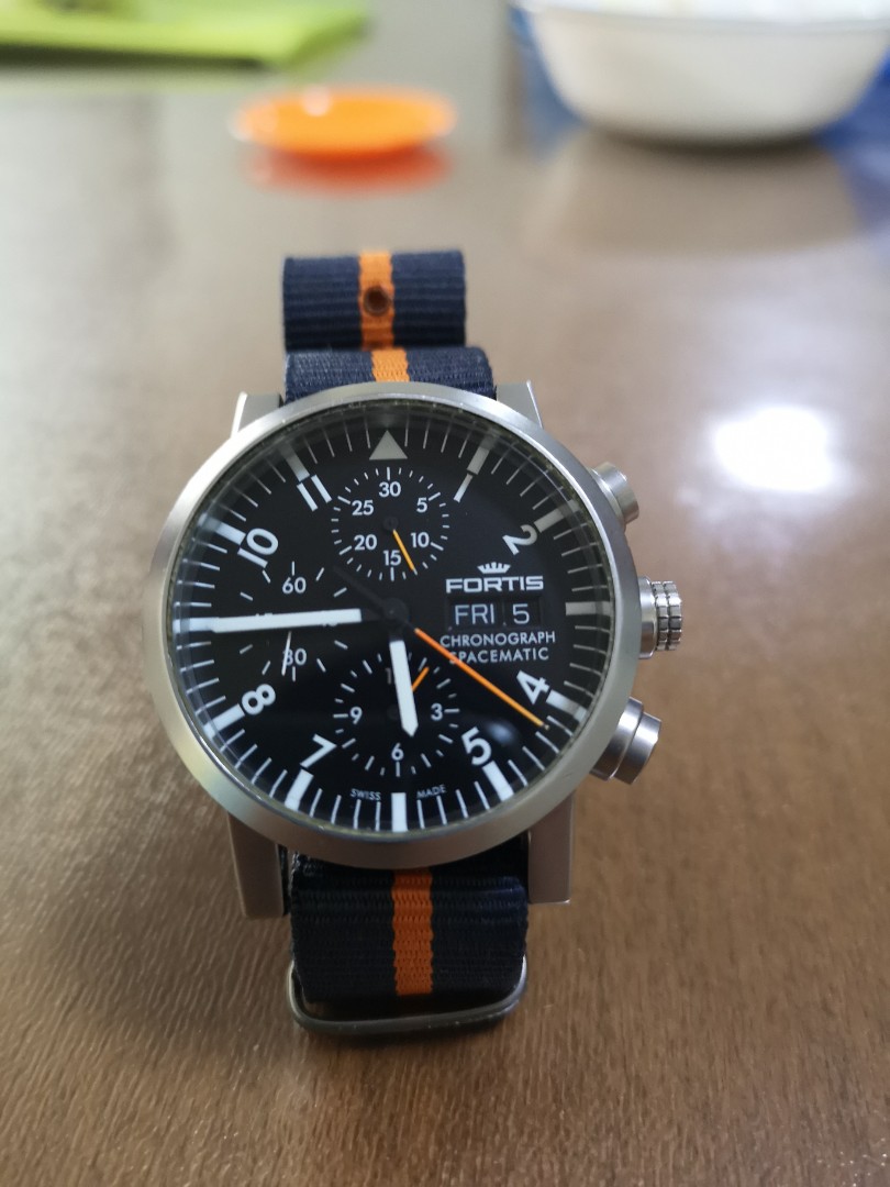 Fortis Spacematic Chronograph, Men's 