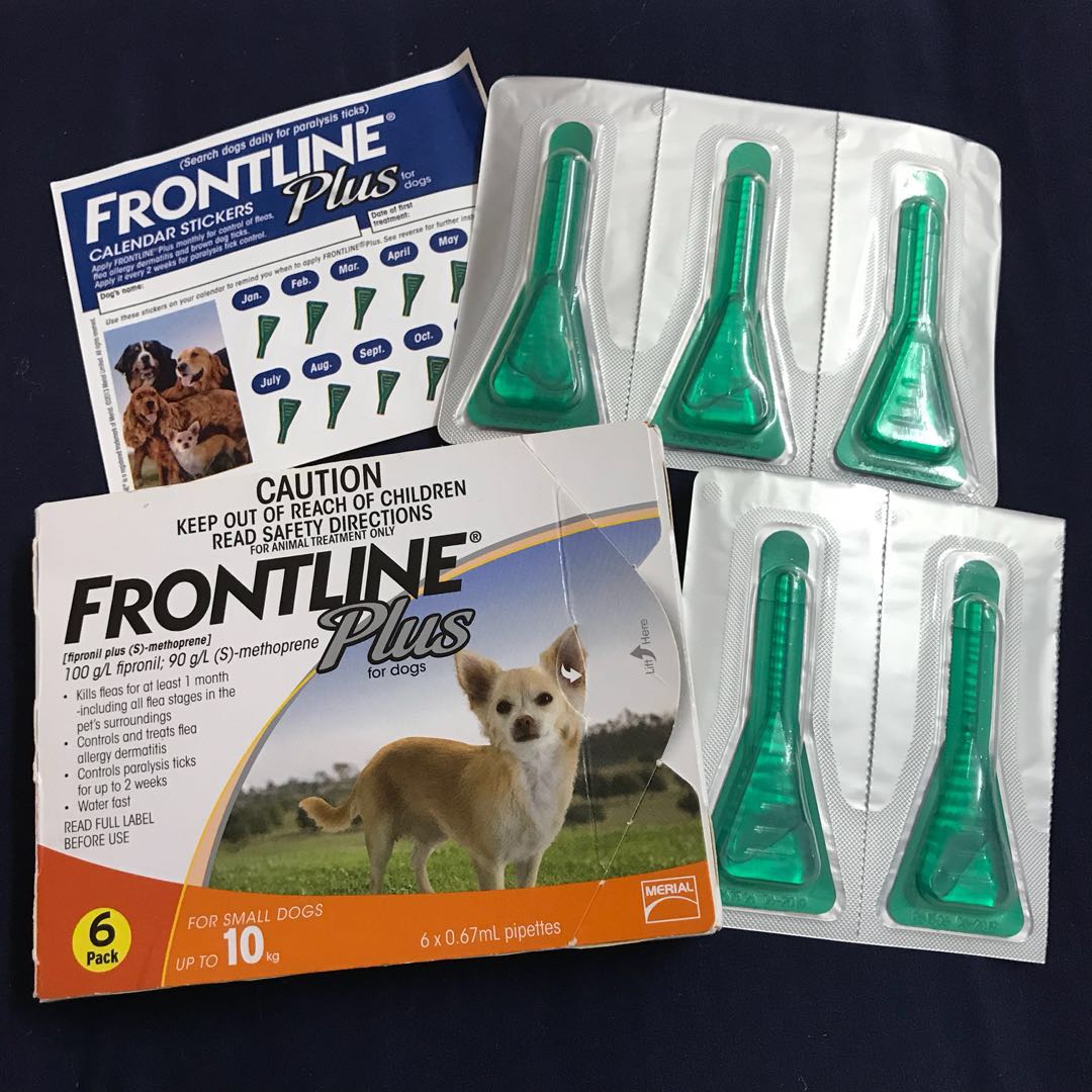 Frontline Plus Tick Flea for Small Dogs Up to 10kg Pet