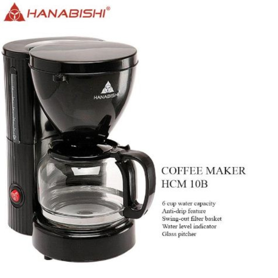 Hanabishi Coffee Maker Hcm 10b Home Furniture Home Appliances Other Kitchen Appliances On Carousell