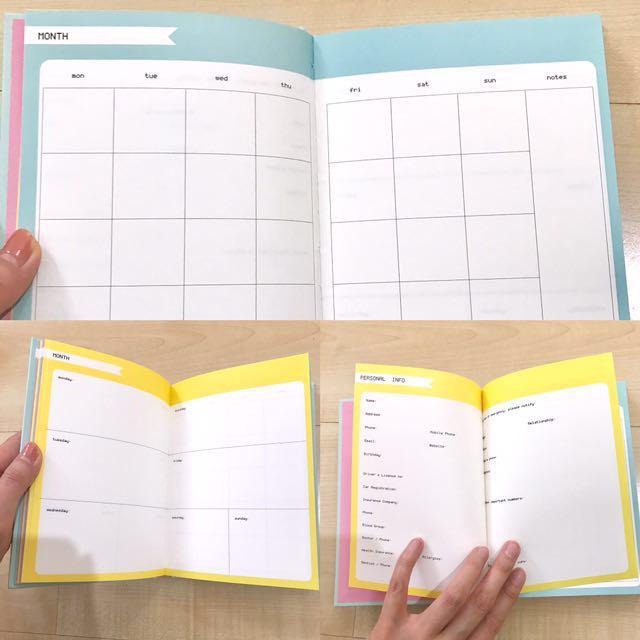 Hello Kitty Sanrio Daily Weekly Planner Schedule Journal Book