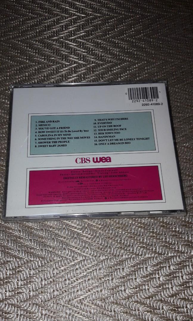 James Taylor Classic Songs Digitally Remastered Cd Music