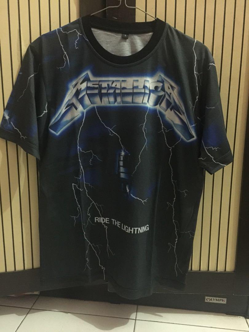 Kaos Metallica Rtl Full Print Men S Fashion Men S Clothes