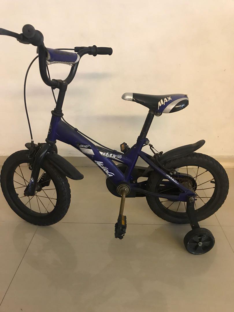 bmx bike with training wheels