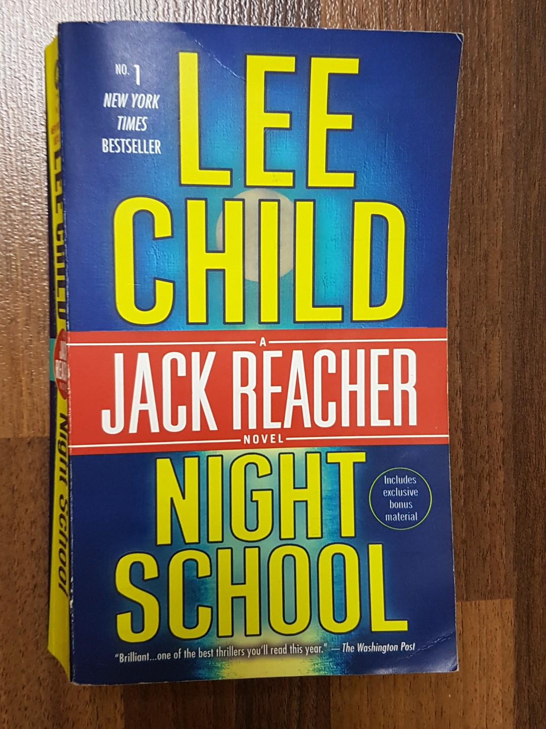 Lee Child Night School Books Stationery Fiction On Carousell