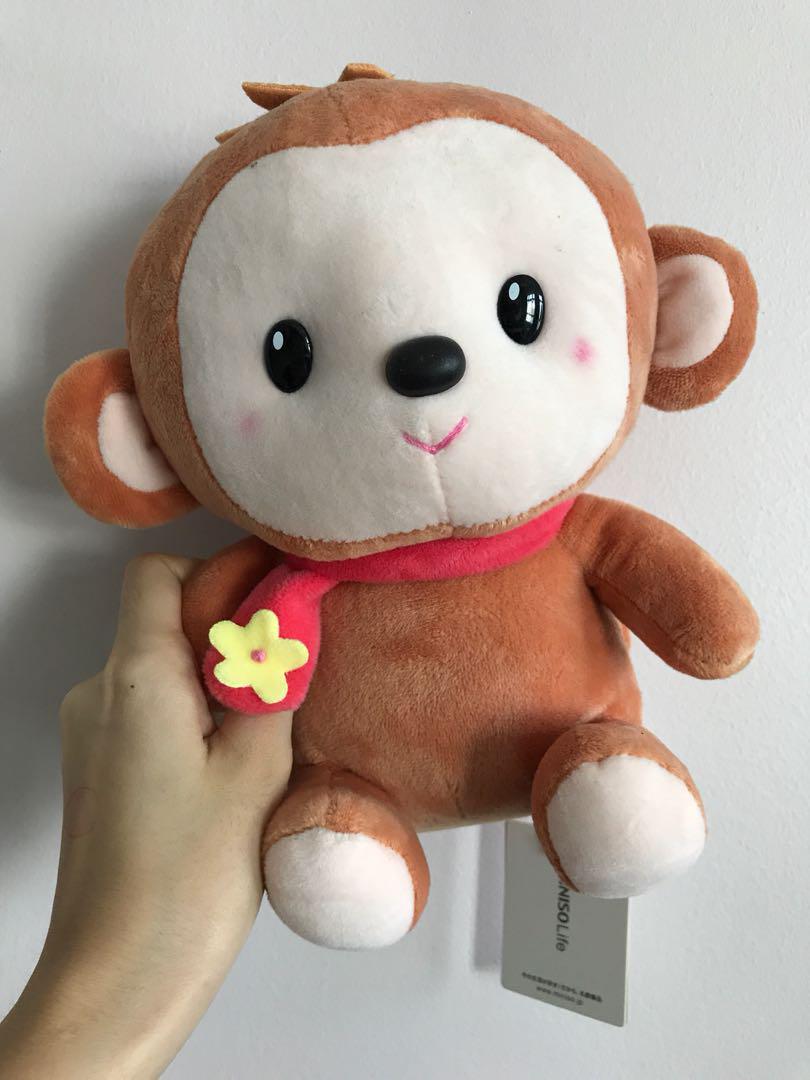small monkey teddy bear