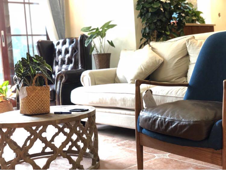 Moroccan Vintage Style Wooden Coffee Table Furniture