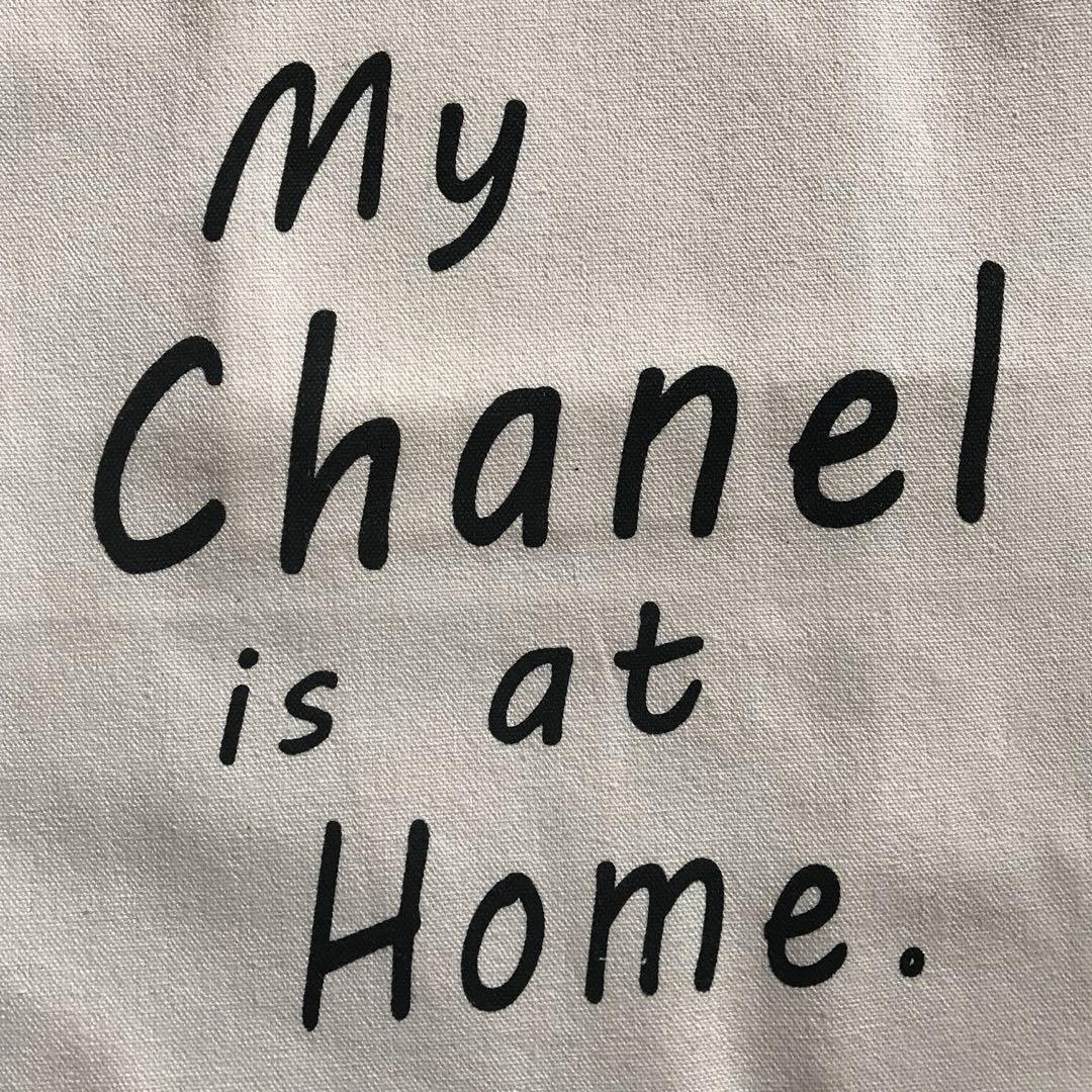 My Chanel is at home Canvas Tote Bag
