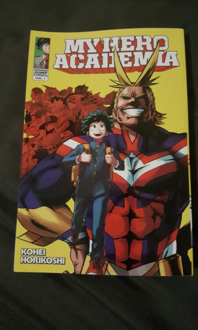 My Hero Academia Bnha Manga Volume 1 Books Stationery Comics