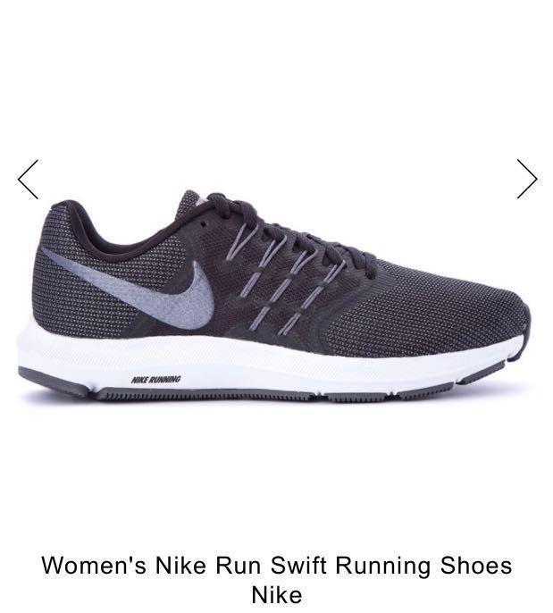 Nike Run Swift Black and Dark Grey 